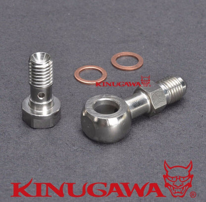 Kinugawa Banjo Bolt Kit / Turbo Oil Feed for Garrett T25 T28 Journal Bearing 