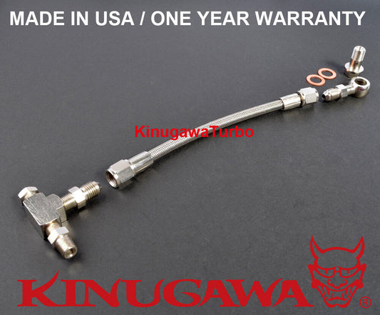 Universal Turbo Oil Feed Line 40" M12x1.5mm Banjo SAAB VOLVO TD04H T25 T3