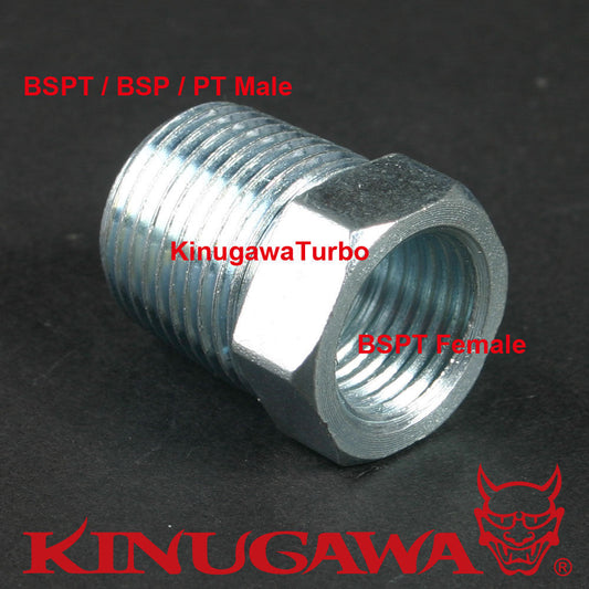Forged Steel Adapter Fitting Connector BSPT 3/8 Male - BSPT 1/4 Female C7-3