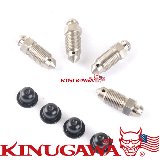 M10x1.0mm Stainless Bleed Nipple Screws Brembo Caliper for Subaru EVO Silvia 