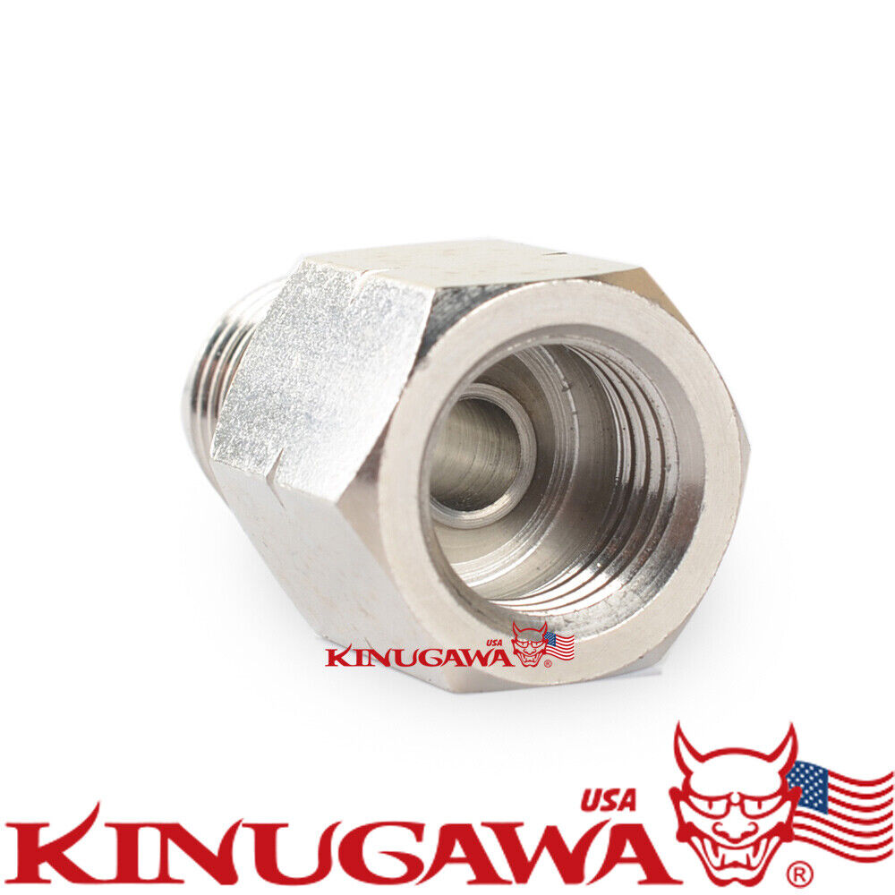 Fuel Fitting Adapter 6AN male to M14x1.5mm Female Inverted flare Mitsubishi DSM