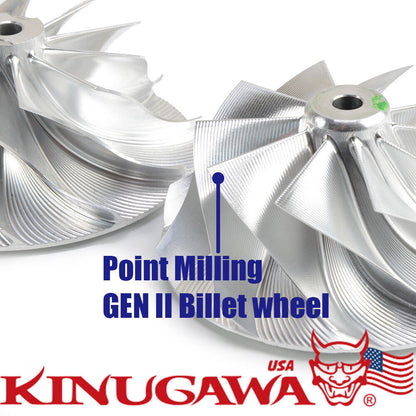 Point Milling Billet GEN2 Compressor Wheel For Garret GT3076R GTX3076R 58/76mm