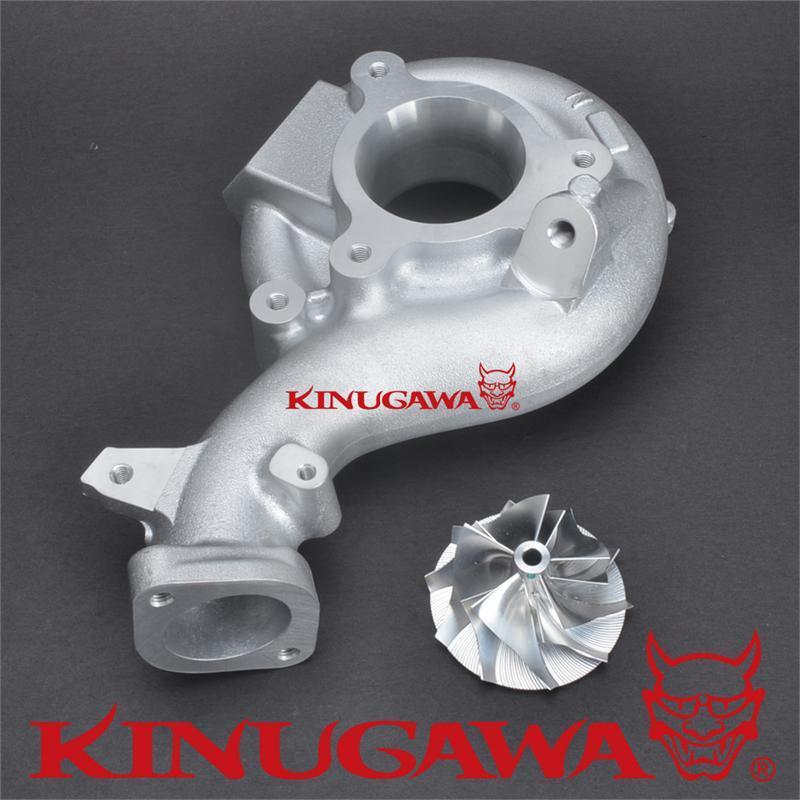 Kinugawa for MHI 4B11 EVO 10 Upgrade Turbo Compressor Housing + Billet Wheel 18G