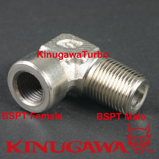 Forged Steel Adapter Fitting 90 Deg Street Elbow 1/2 Male - 3/8 Female C10-2