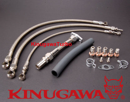 Kinugawa Top Mount Oil Water Line FOR Nissan RB20DET RB25DET w/ GT3076R GT3582R