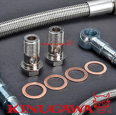 Kinugawa Turbo Oil Water line kit for Garrett T25 T28 Journal Bearing 150cm