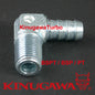 Forged Steel Adapter Fitting 90 Deg 1/8 BSPT BSP Male - 1/8" Hose Barb C11-6