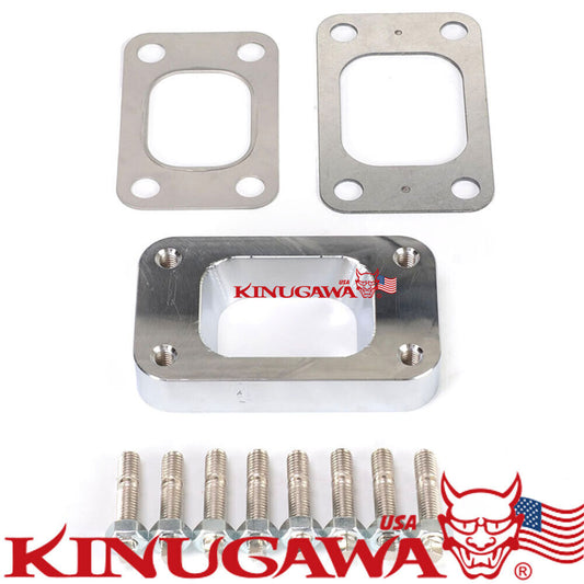Forged Turbo Exhaust Manifold Flange AdapterT25 T28 to T3 W/Gasket and stud kit