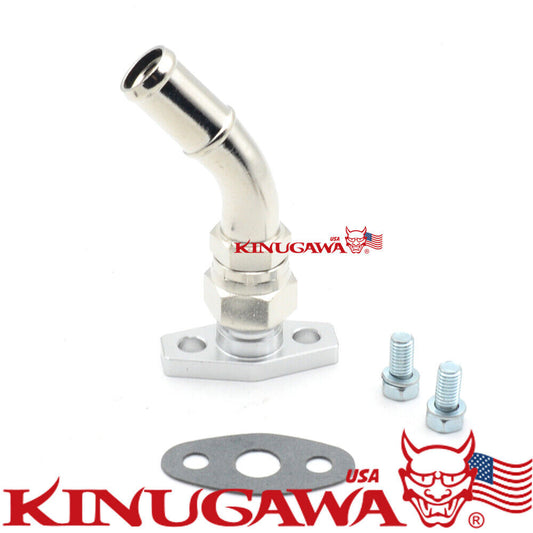 Turbo Oil Return Drain Pipe Kit For Precision 5858 5862 5858 GEN2 6262 5/8" Barb