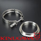 Kinugawa for Borgwarner EFR 6258 6758 3" V-Band Flange Adapter Ring + Clamp