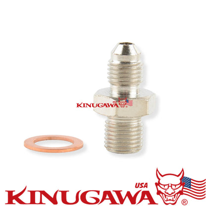 Oil Feed Adapter Fitting M10x1.25mm For TRUSTs' TD04H TD05 TD06SL2 w/ 1.5mm hole