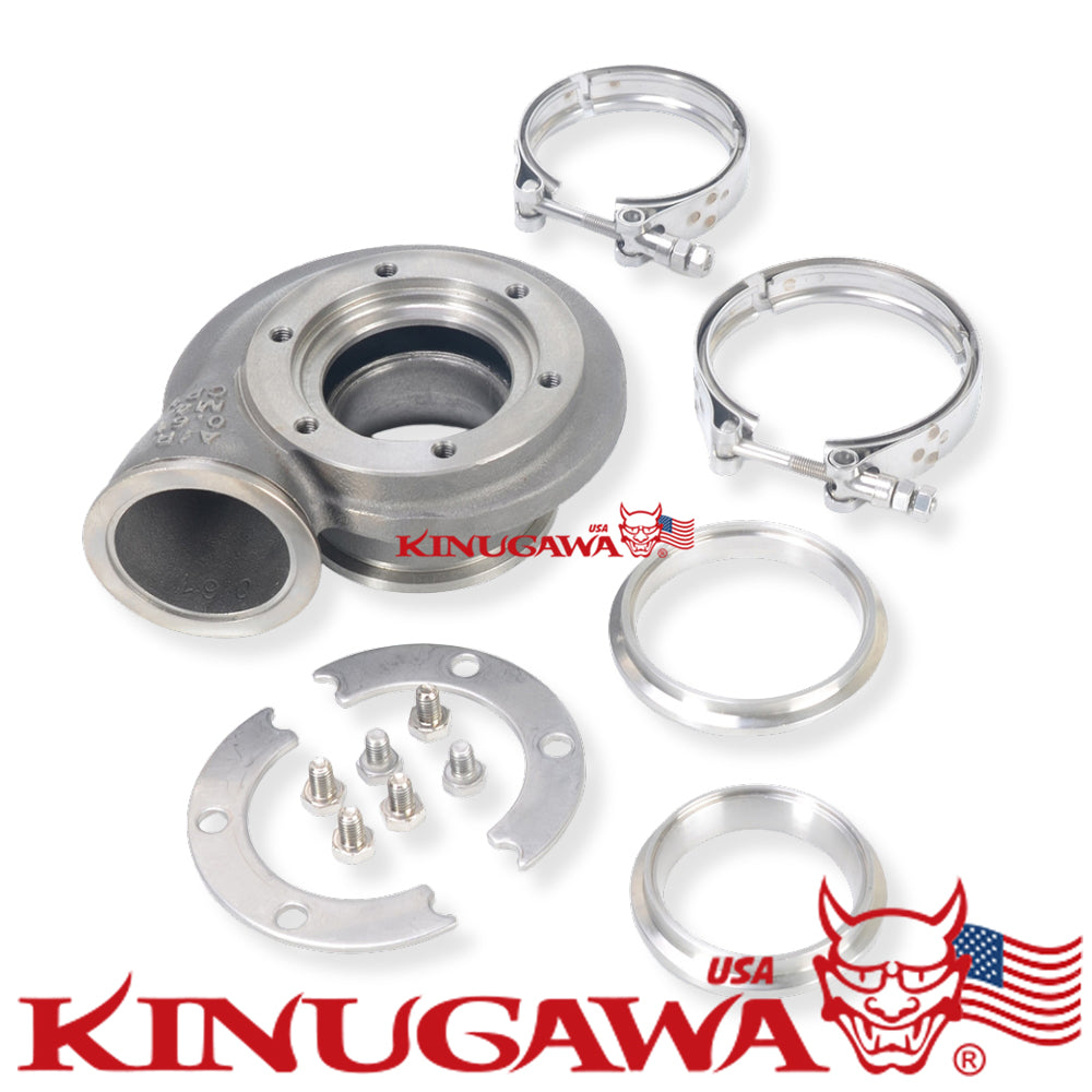 Kinugawa In & Out V-Band .83 Turbine Housing Garrett GT35R GT582R Ball Bearing