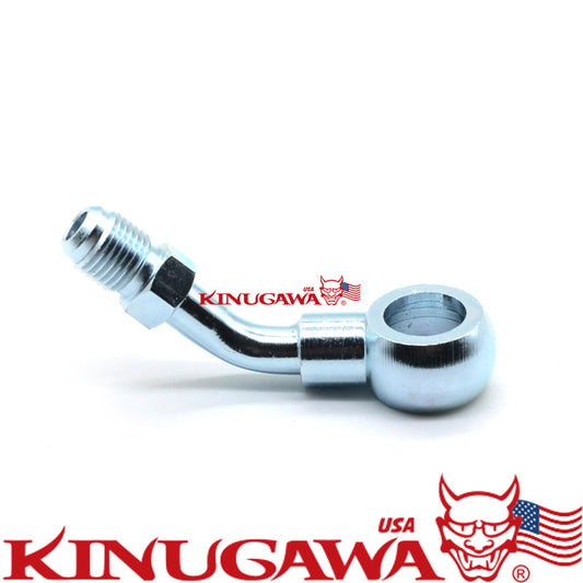 Kinugawa Banjo Adapter M10 to 4AN Fit TF035 TD04H TD05 45Deg