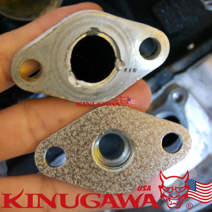kinugawa Turbo Oil Drain Flange 10AN for TOYOTA 1JZ / 2JZ Engine side