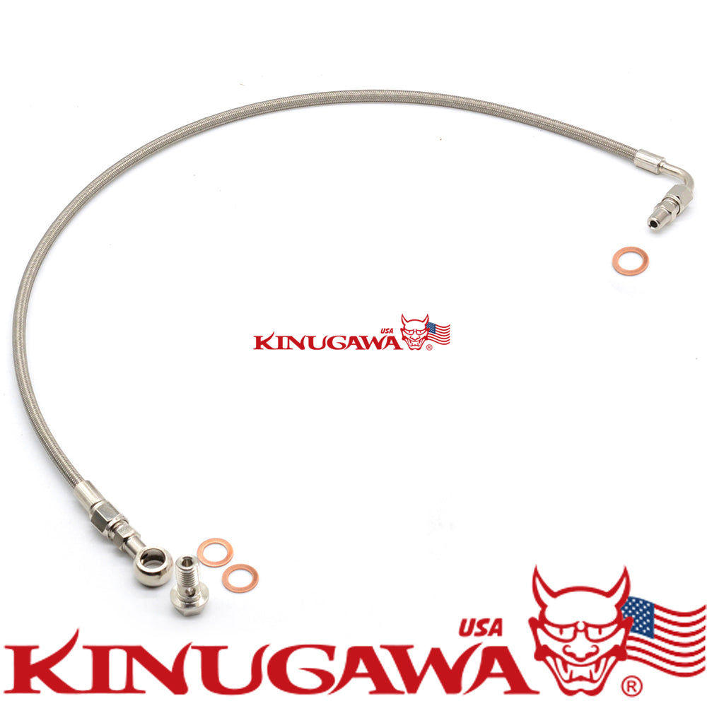 Turbo Oil Feed Line Kit Fit MAZDA MPS Speed W/ stock K0422-881 / K0422-882 Turbo