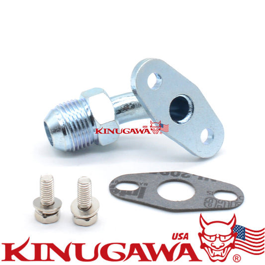 Turbo Oil Drain / Return Line flange for 3000GT / Stealth 6G72T stock TD04