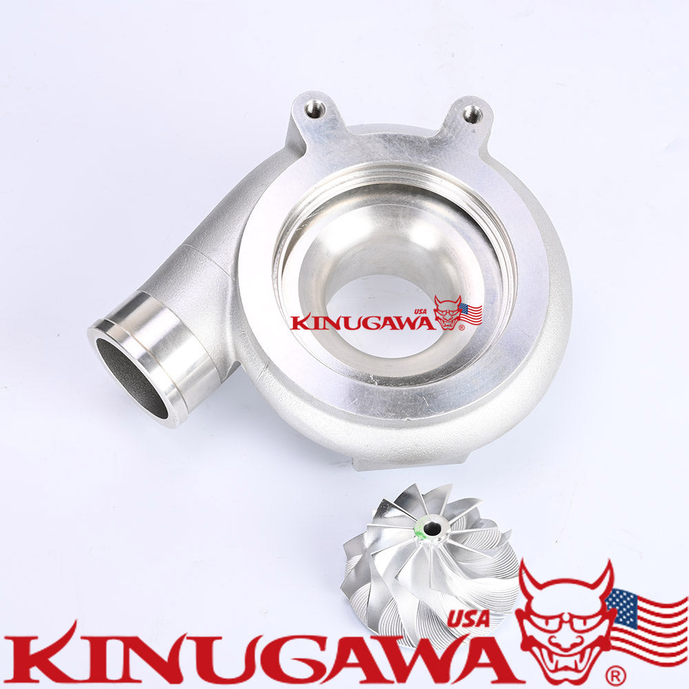 2.4" Inlet Turbo Compressor Housing + Wheel For Garrett GTX2867R (49.7 / 67.4)