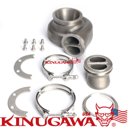 Twin scroll Turbo Turbine Housing Garrett  GT30R / GT3037 / GT3076 / GTX307 .61
