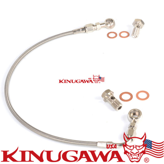 Turbo Oil Feed Line Kit 1990 Volvo 740 with MHI TD04 turbo to oil filter