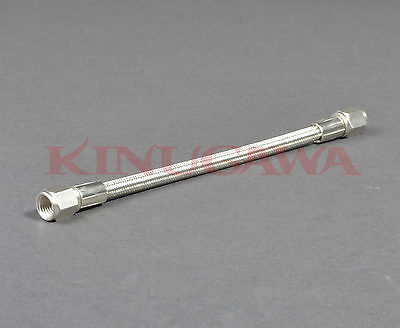 Braided Steel Teflon Hose 1/4" 4AN to 4AN Straight - Straight 30"