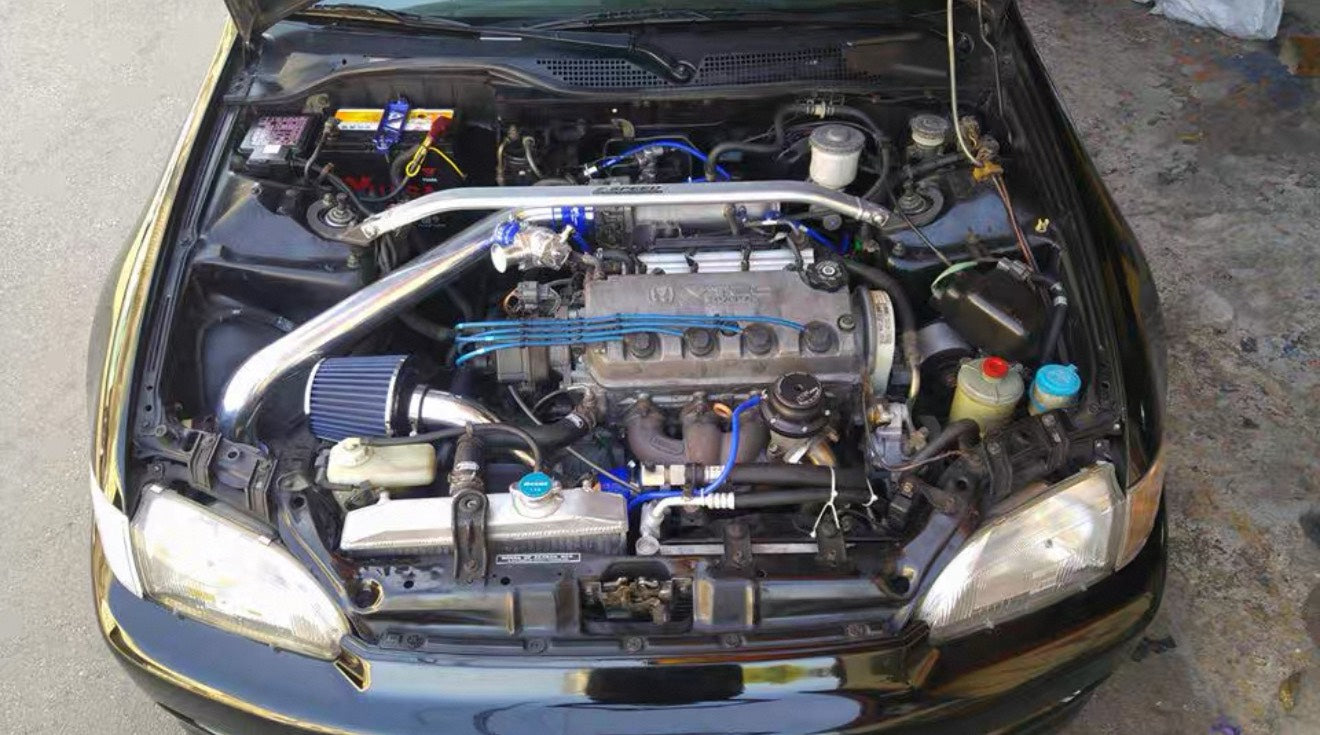 Turbo Exhaust Manifold HONDA Civic D15 D16 Keep AC & PS /T25 W/ Wastegate Hole