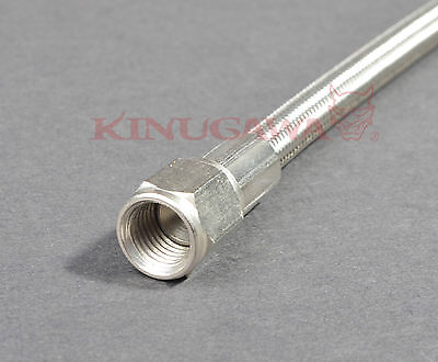 Braided Steel Teflon Hose 1/4" 4AN to 4AN Straight - Straight 30"