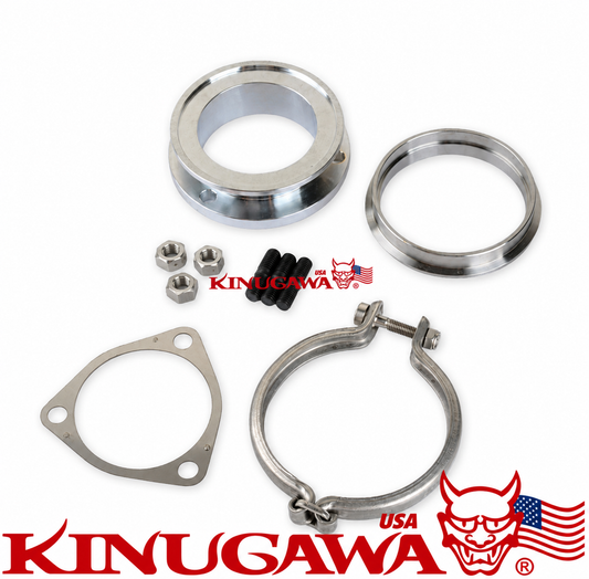 3" Turbine Housing V-band Flange Kit for TRUSTs TD06SL2 T67 Triangle 60mm bolt patterns